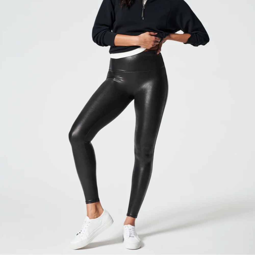 Spanx faux leather leggings